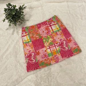 Lilly Pulitzer Lined Cotton/Spandex Skirt